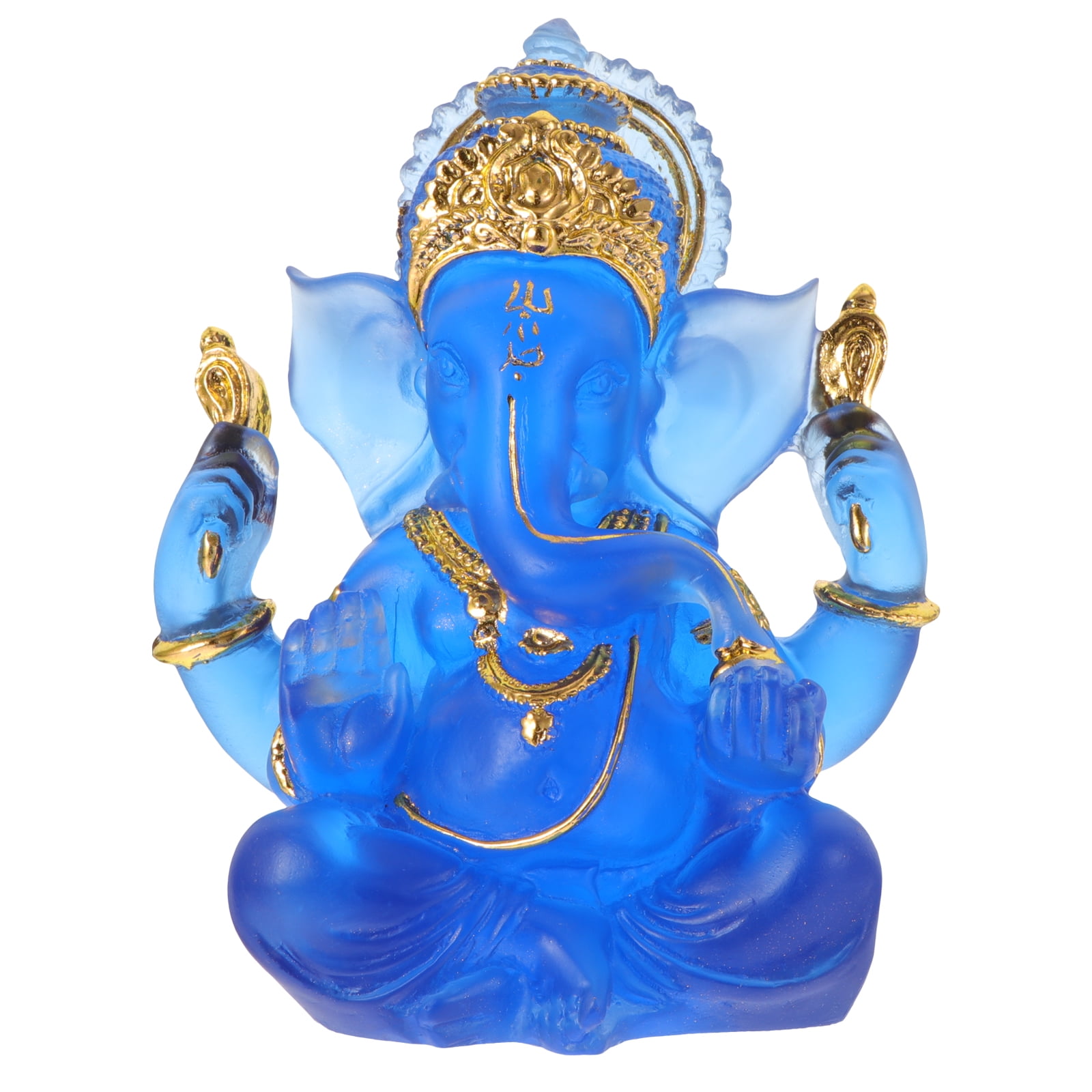 NUOLUX Elephant Ganesha Statue Sculpture Ganesh God Idol Lord Figurine
