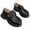 Black, variant on LIUJUNSHOP Kids Boy School Shoes Kids Oxford School Uniform Loafer Girls Dress Shoes Black 10-10.5 Years