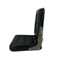 thumbnail image 4 of NICCOO Universal Forklift Seat for Garden Lawn Mower, Komatsu Style Folding Seat Suspension Seat with Adjustable Backrest Slidable Track for Mini Digger Forklift Excavator & Skid Loader, Black, 4 of 11