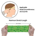 thumbnail image 4 of Picia St Patrick's Day Print Mens Running Headband,Mens Sweatband Sports Headband for Running,Cycling,Basketball,Yoga,Fitness Workout, 4 of 9