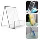thumbnail image 4 of Acrylic Book Stand Display Holder Transparent Book Display Easel Holder Magazine Vertical Ledge Table Shelf Organizer, 4 of 5