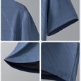 thumbnail image 7 of USNSM (M-5XL) Men's Summer Solid Color Short Sleeve T-Shirt Quick Dry Lightweight Outdoor Sports Ice Breathable Athletic Running Top Shirts Blue XXL, 7 of 7