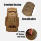 thumbnail image 2 of 80l waterproof climbing hiking camouflage backpack camping mountaineering outdoor sport backpack, 2 of 5