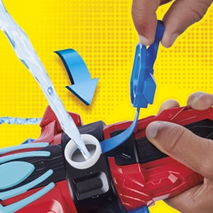 Nerf: Marvel Spiderman Strike 'N Splash Kids Toy Blaster for Boys and Girls with 3 Darts