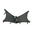 thumbnail image 6 of Renovators Supply Black Cabinet Hinge for Cabinet Door 3" Rust Resistant Wrought Iron Butterfly Flush Mount Door Hinges for Kitchen Cabinets w/Hardware, Pack of 10, 6 of 9