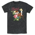thumbnail image 2 of Men's Bambi Floral Butterflies  Graphic T-Shirt, 2 of 5