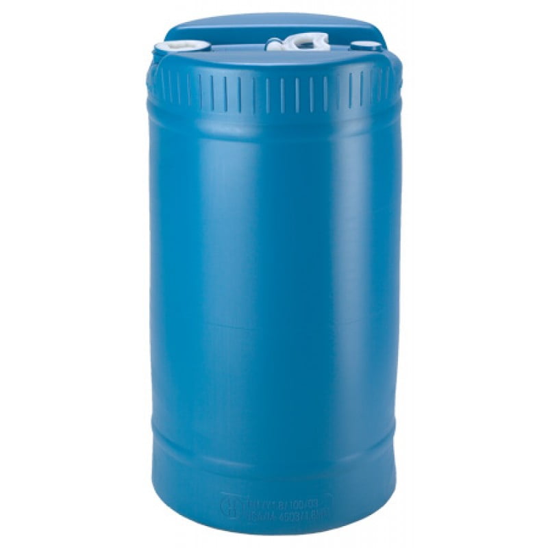 Unbranded 15 Gallon Blue Water Storage Drum