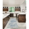 thumbnail image 4 of Harris 2' x 8' Washable Runner, Grey and Ivory, 4 of 6