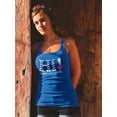 thumbnail image 2 of Hi Forever Love Heart  Racerback Tank Women -Image by Shutterstock, Female Small, 2 of 4