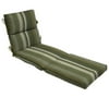 Chambray Stripe Chaise Cushion