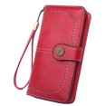 thumbnail image 1 of Coofit Women Wallet Retro Wristlet Wallet Clutch Wallet with Hollow Design, 1 of 9