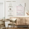thumbnail image 5 of Elephant Stock Yoga Poses Chart Wall Art - Vertical Canvas Wall Art - Living Room Wall Decor - Sports Canvas - Pink And Gray Decor - 32" x 48", 5 of 8
