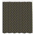 thumbnail image 2 of Ambesonne Modern Shower Curtain, Thunder Symbols Elements Art, 69"Wx70"L, Charcoal Grey and Yellow, 2 of 4