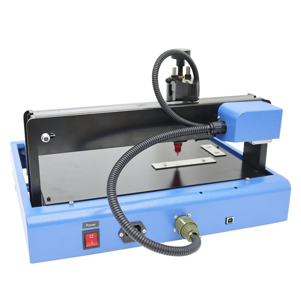 INTBUYING Electric Metal Marking Machine Dot Peen 200x300mm