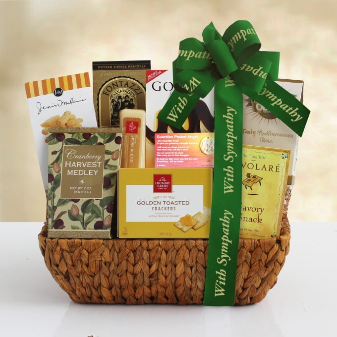 Care and Comfort Sympathy Gift Basket for Him or Her