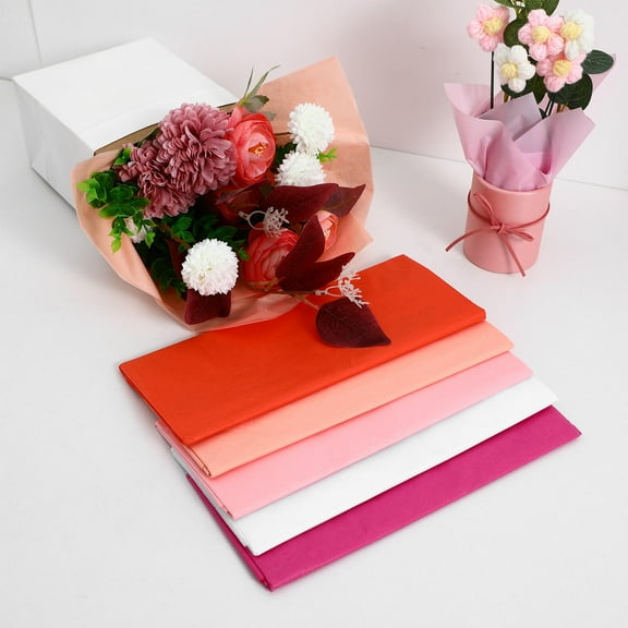 SOPOTUTU Multi-Color Tissue Paper Sheets for Crafts, Wrapping, Flower Bouquets, Packaging and Projects
