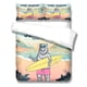 thumbnail image 1 of Dibujos animados Duvet Cover Skateboard Pattern Patrón de Hogares Acolchado Cubierta Caja Caja de múltiples Tamaño Conjunto de colchas para jóvenes adultos L 3 piezas Scienceny HA011559-12, 1 of 7