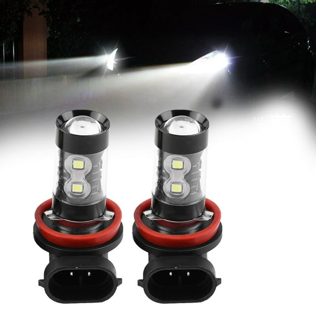 Bombillas LED para luz antiniebla, 2 piezas, bombillas LED H8 H11, bombillas para luz antiniebla, características de vanguardia
