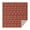 Red Christmas Snowflake, variant on Red Christmas Snowflake Pattern Square Tablecloth,Waterproof Square Table Cover,Wipeable Spillproof Washable Table Cover for Home Kitchen Party Decor 42"X42"(107x107cm)