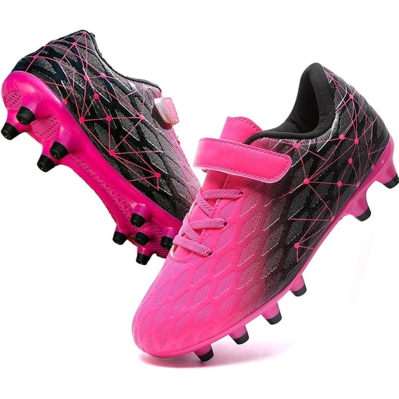 Kids Soccer Cleats Boys Girls, Fg/Ag Youth Baseball Cleats Athletic Outdoor & Indoor Comfortable Football Shoes