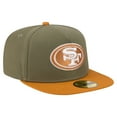 thumbnail image 3 of Men's New Era  Olive/Brown San Francisco 49ers Color Pack A-Frame 59FIFTY Fitted Hat, 3 of 5