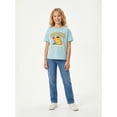 thumbnail image 2 of Sanrio Girls Pompompurin Snack Graphic Tee with Short Sleeves, Sizes 4-16, 2 of 7