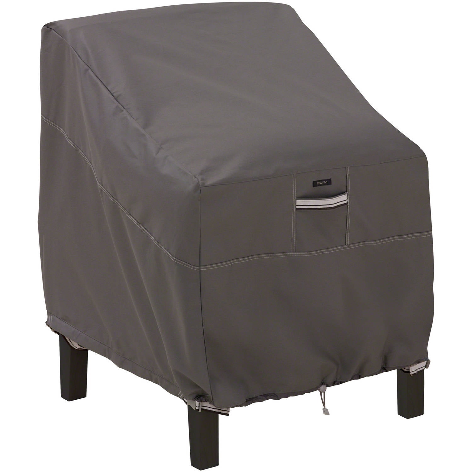 Ravenna Patio Lounge Chair Cover - Dark Taupe - Classic Accessories