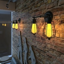 Giantex Wall Light, Metal Industrial Wall Sconce, Indoor Outdoor Wall Lamp