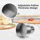 thumbnail image 3 of Burger Press, 304 Stainless Steel, Adjustable, 3 of 4