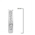 thumbnail image 2 of Amanda Rose Collection AGS Certified 1/2ct TW Diamond Hoop Earrings, 2 of 4