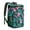 Dark-green-32, variant on Plaid Stripes Symmetrical Cooler Backpack - 20L Insulated Leakproof Bag, Rustic Style Nordic