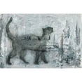 thumbnail image 2 of Cat Prance Painting Print on Wrapped Canvas, 2 of 5