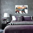 thumbnail image 5 of 12x18 inch Canvas Painting Poster Bears And Mountains,Men Room Decor,Home Living Room,Bedroom,Study Wall Hanging Decor Oil Painting Canvas,For Bears Lover Gift,Funny Bears & Mountains Prints, 5 of 6