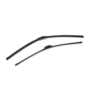 2-Piece Ensemble de lames d'essuie-glace avant pour Honda Civic 2006-2011, 26.57" & 22.64" Longueurs, caoutchouc & Construction en plastique, essuie-tout lisse, Installation facile, 100% Lames d'épissure noir nouvelle marque