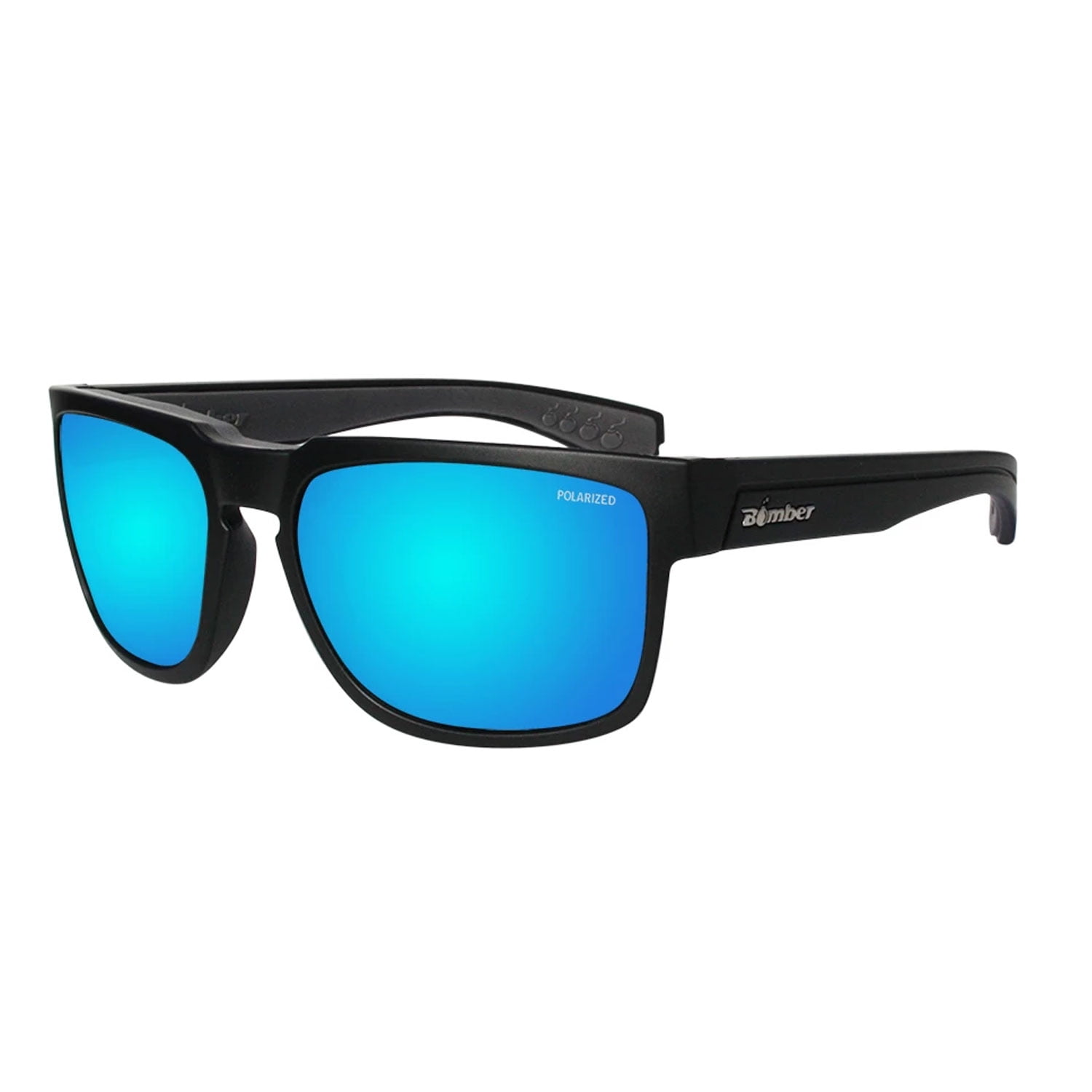Bomber Floating Sunglasses Polarized Smart Bomb Matte Black Frm / Ice