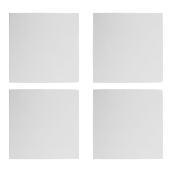 HEMOTON White Canvas Panels for Painting Artist Quality Wood and Canvas 20x20cm