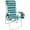 Blue Stripes, variant on FASCK Tall Beach Chair Extra Wide for Adults, 17" High Seat Backpack Beach Chair with Cooler Bag, Cup & Phone Holder, 5-Position High Back Reclining Chair with Towel Bar & Zipper Pocket, Blue Stripes