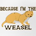 thumbnail image 2 of CafePress - Because I'm The Weasel - Adjustable Unisex Printed Trucker Hat with Mesh Back, 2 of 8