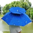 thumbnail image 6 of Reverse Folding Umbrella Travel Large Automatic Umbrella Open Close Umbrella with Fan And Mist Spray Head Umbrella Hat Clear Umbrella for Men with Pouch Umbrella Raincoat for Girls 7-8 Large Umbrellas, 6 of 9