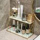 thumbnail image 5 of Estante organizador de baño de 2 capas Estante de carrito de Estante de almacenamiento de maquillaje Soporte de encimera Bandeja de tocador para Baoblaze Estante de baño, 5 of 8