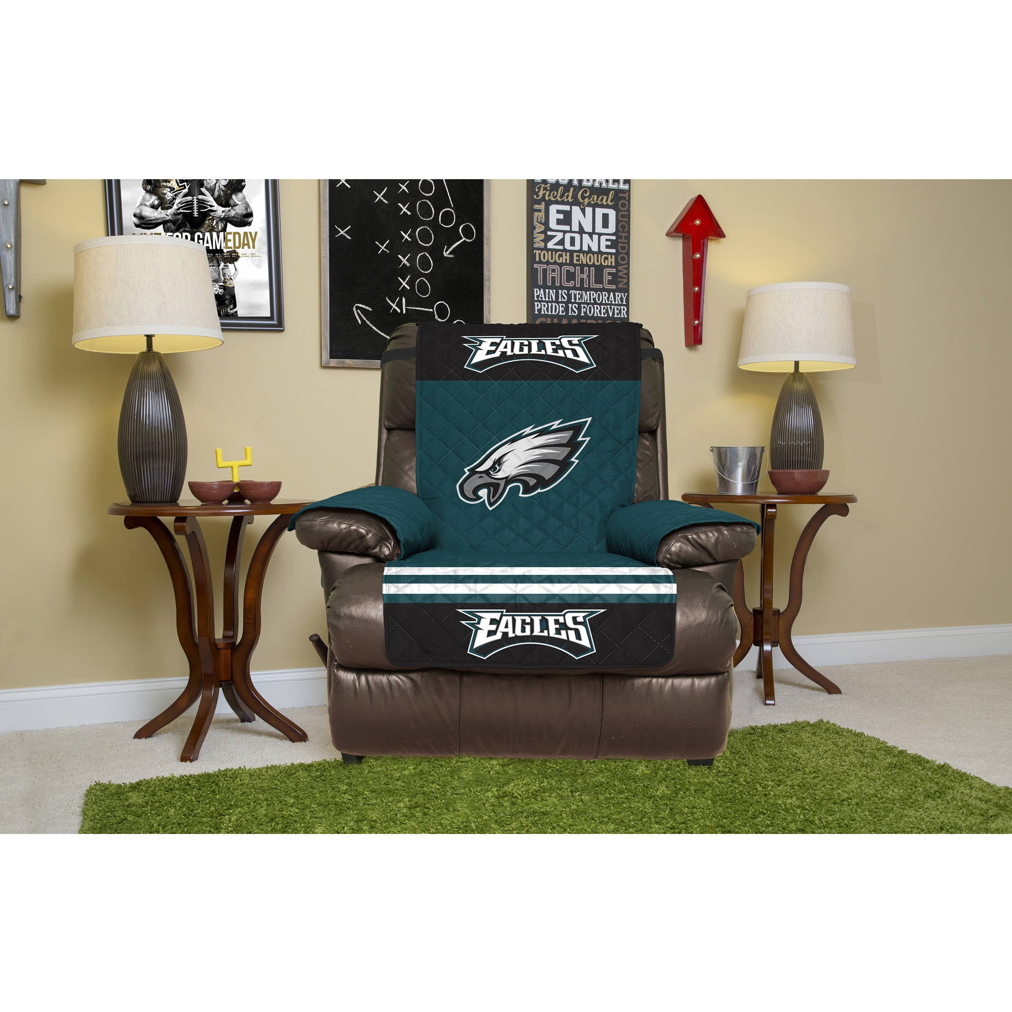 NFL Licensed Furniture Protector, Recliner, Philadelphia Eagles
