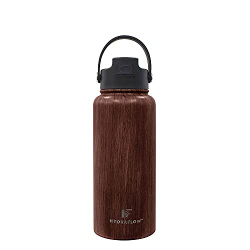 Hydraflow Hybrid Triple Wall Vacuum Insulated Bottle with Flip Straw