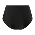 thumbnail image 3 of SWSMCLT Women's High Waisted Swimsuit Shorts Swimming Brief Ruched Basic Swimwear Full Coverage Swim Shorts Black X-Small, 3 of 4