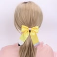 thumbnail image 6 of Pencil Ribbon Bowknot Hairclip for Child School Activity Glittering Hair Bows Back to School Barrettes Kids Hair Holder, 6 of 8
