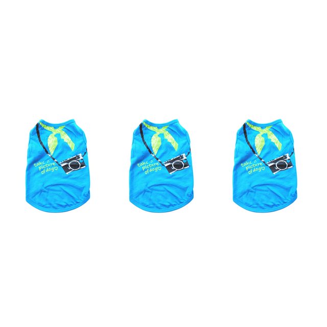 Methold Ropa para cachorros Sin hebillas Chaleco para perros Trajes estampados Traje de estilo simple Jersey pequeño Perros finos Camisetas XS Type1 NO1