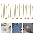 thumbnail image 1 of OULII 50Pack Badge Pin Metal Golden for Crafters and Everyday Use, 1 of 8