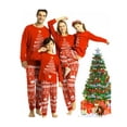 thumbnail image 3 of Matching Family Christmas Pajamas Red Buffalo Plaid Xmas Holiday Sleepwear Jammies Clothes Long Sleeve PJs Set(Red Dad,3XL), 3 of 9
