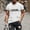 White, variant on Xihbxyly Top for Men Quick Dry Gym Tshirts Crew Neck Short Sleeve Classic Tshirts Mens Dress Shirts Solid Slim Fit Casual Tops Simple for Traveling