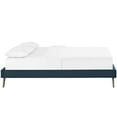 thumbnail image 3 of Platform Bed Frame, Queen, Azure Blue, Fabric, Hotel Bedroom, Modern Contemporary, HB38038, 3 of 5