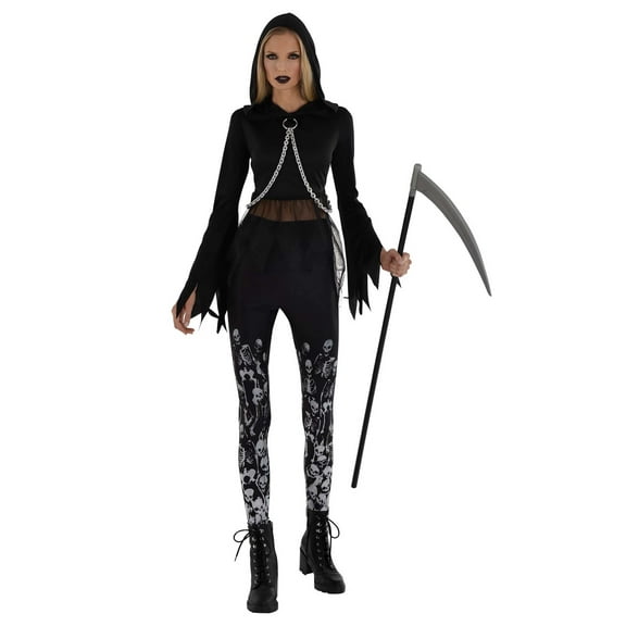 Goth Reaper Costume for Women